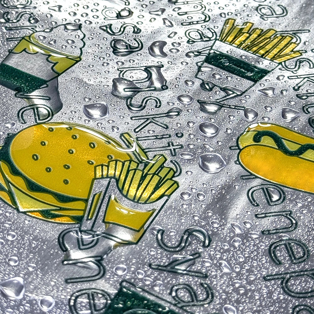 Custom Fast Food Aluminium Foil Greaseproof Burger Wrapping Paper Takeaway Packaging Paper Barbecue Fried Chicken Hot Dog