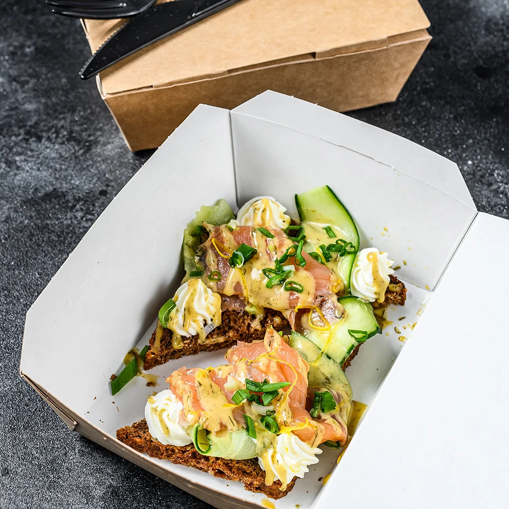 Custom for Hamburger French Fries Fried Wing Paper Boxes togo Snacks Fast Food Packaging Container Takeaway Burger Chicken Box