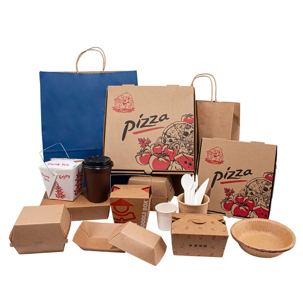 Custom for Hamburger French Fries Fried Wing Paper Boxes togo Snacks Fast Food Packaging Container Takeaway Burger Chicken Box