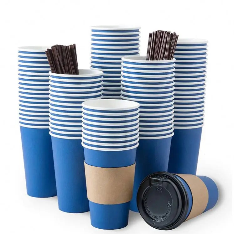 Food Grade Disposable Cup Manufacturer Single Wall Coffee Paper Cup for Drink