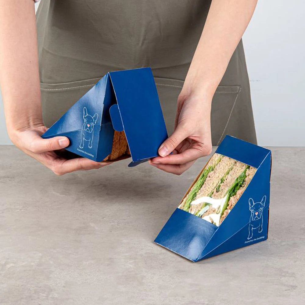Custom Eco Takeout Slider Mini Smash Burger Compartment Box with Dip Cup Fried Chicken Wrap French Fries Fast Food Packaging