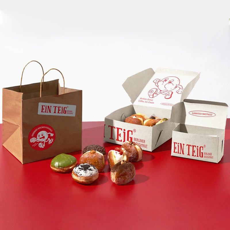 Custom for Hamburger French Fries Fried Wing Paper Boxes togo Snacks Fast Food Packaging Container Takeaway Burger Chicken Box