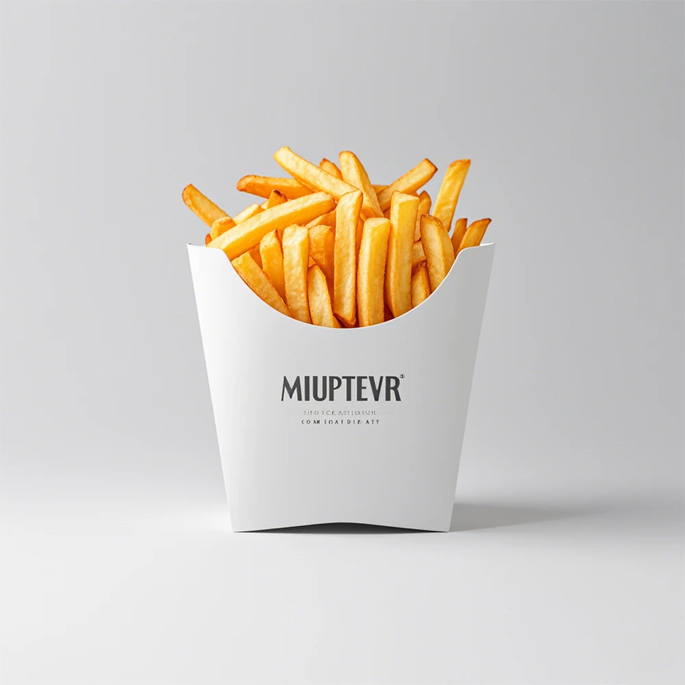 Custom Logo Printed Gable Top Box | Korean Fried Chicken & Burger Takeout Carrier with Handle