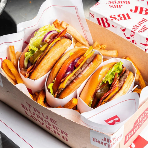 Custom for Hamburger French Fries Fried Wing Paper Boxes togo Snacks Fast Food Packaging Container Takeaway Burger Chicken Box