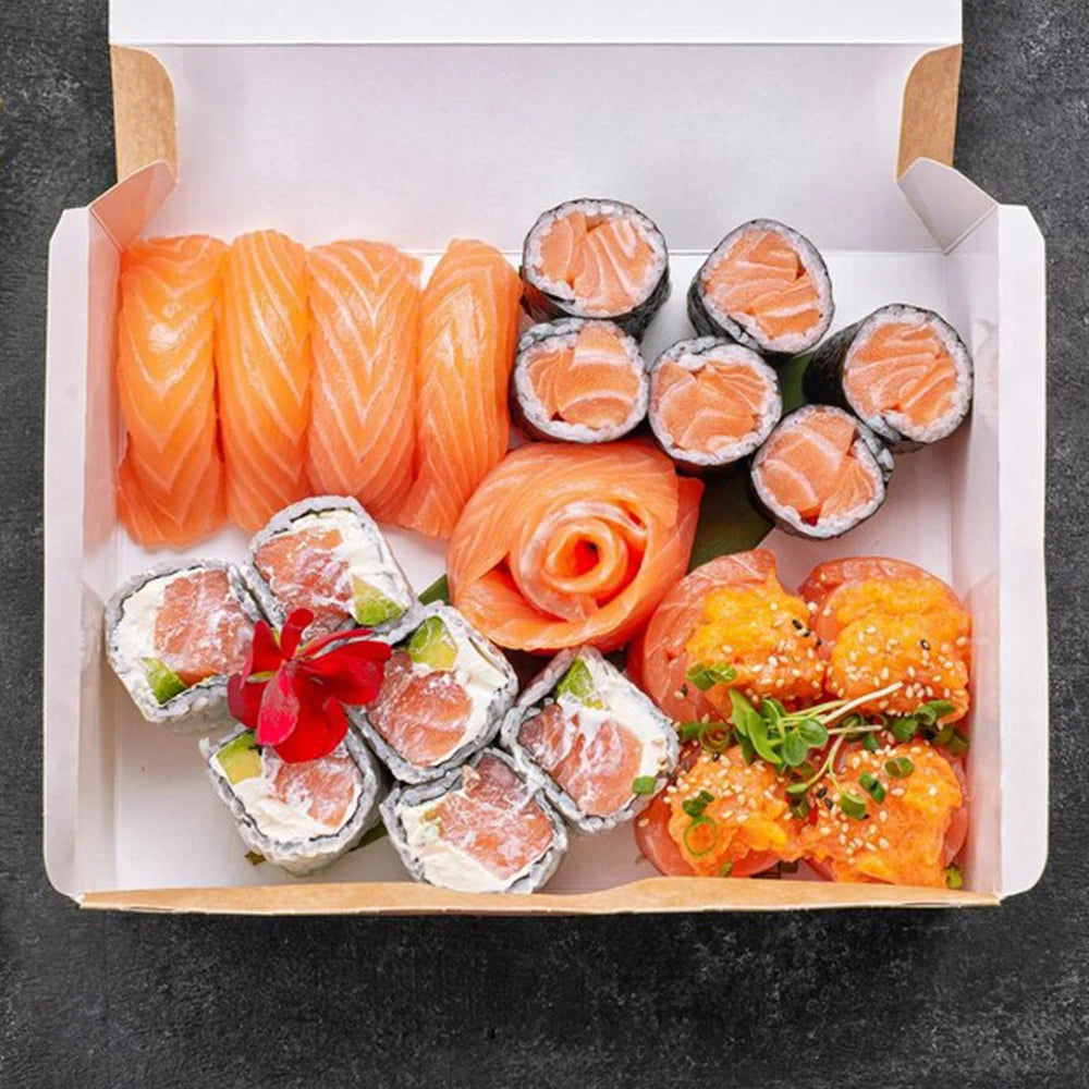 Custom for Hamburger French Fries Fried Wing Paper Boxes togo Snacks Fast Food Packaging Container Takeaway Burger Chicken Box