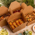 Custom for Hamburger French Fries Fried Wing Paper Boxes togo Snacks Fast Food Packaging Container Takeaway Burger Chicken Box