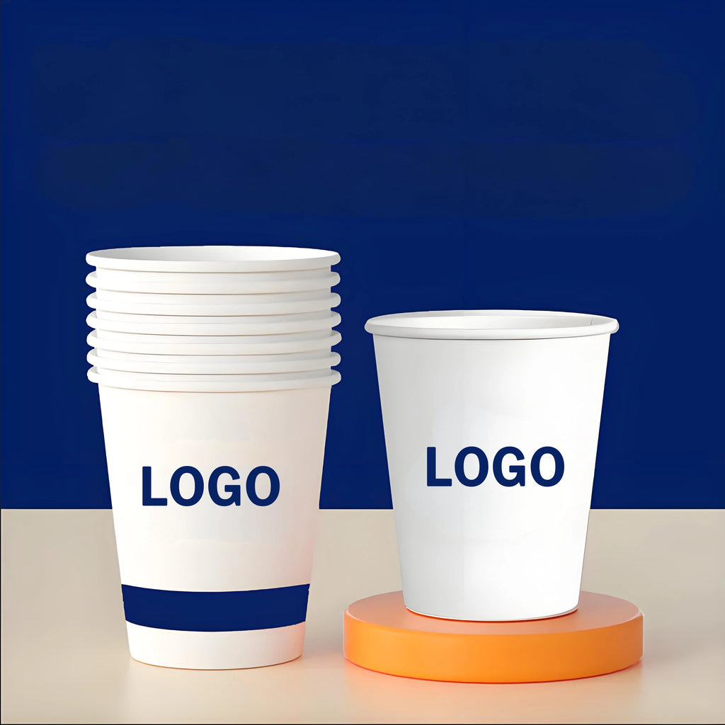 disposable paper cup with customizable logo personalized coffee paper cup for event and party